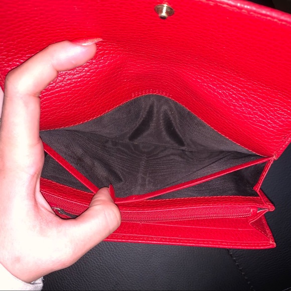 Vintage Authentic GUCCI Swing Leather Wallet - Picture 4 of 15